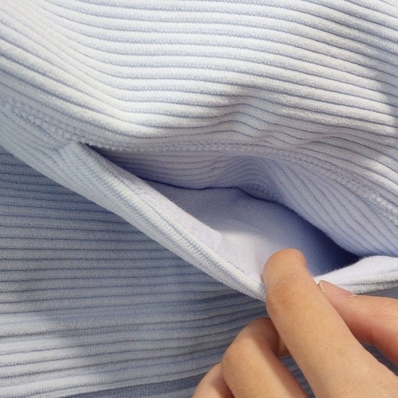 [48] Andrew Marc Light Blue Zip Up Turtleneck Light Jacket Size Small - Picture 5 of 6